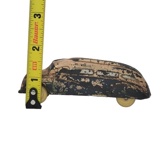 Vtg Sun Rubber Streamlined Car 1930-1940's USA Art Deco Van Life Travel - Picture 9 of 10